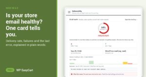 Is your store email healthy? One card tells you.