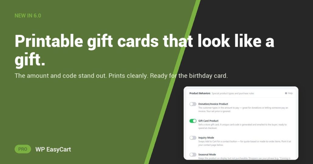 Printable gift cards that look like a gift.