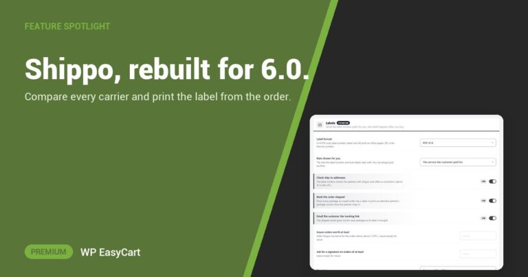 Shippo, rebuilt for 6.0.